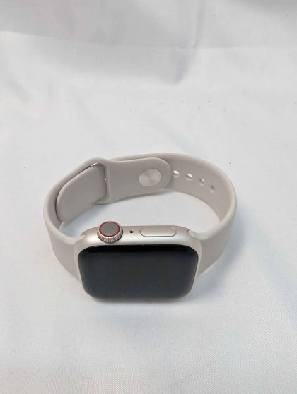 Apple Watch Series 8 Smart watch - Starlight - Cellular + GPS - White Strap - 41mm - Unboxed