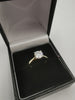 9K Gold Ring with Brilliant Round 1CT Diamond, 375 Hallmarked, 1.9Grams, Size: K