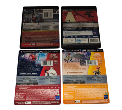 Disney Hero's 4K Ultra HD DVD Bundle 