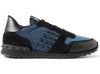 Valentino Garavani Rockstud Sneakers Blue Black