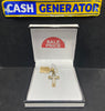 14ct Gold C/Z Cross Pendant 5.35g