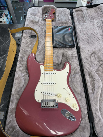 Fender American Standard Stratocaster 1998 Strat Plum Wine Red Metallic