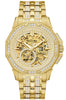 Bulova Octava Crystal Gold Plated Watch Boxed