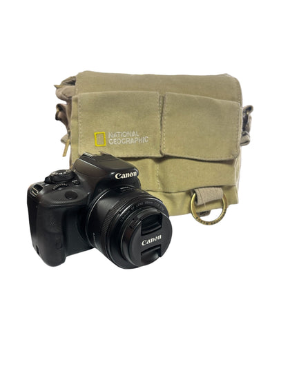 Canon EOS Kiss X7 DSLR + Canon 50mm lens