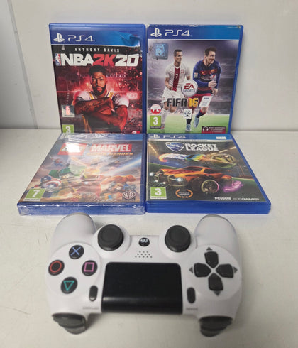 Sony PlayStation 4 500GB Console & 4 Games