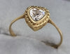 9ct Gold Heart Ring Size "U"