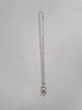 Mens Iced Tag Pendant and Chain Initial B - Warren James