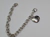 Silver Charm Bracelet With Silver heart