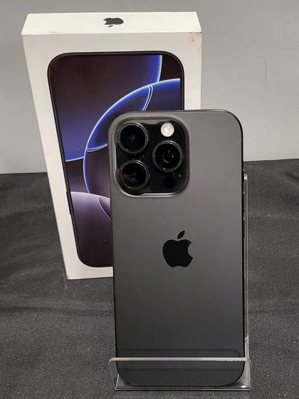 Apple iPhone 16 Pro Black Titanium, 128Gb, Unlocked, 97% Battery Health - Boxed