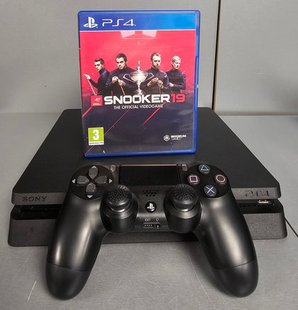 Playstation 4 Slim Console, 500GB Black + Snooker 19