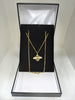 Gold Plated (375) Silver (925) Chain and Pendant - 9.52g Weight, 18" Length