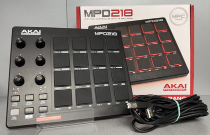 Akai MPD218 Midi Pad Controller ** Boxed **