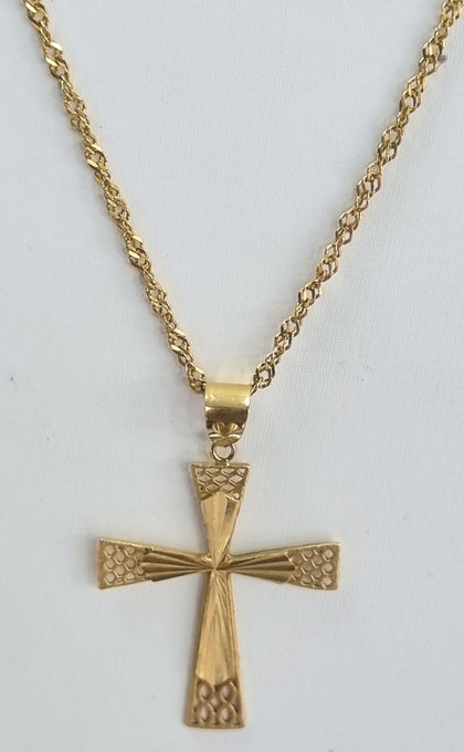 22ct Chain with Cross