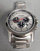 Armani Exchange Silver Tone Watch for Men, Quartz Chronograph Movement and 44mm Case Size with Stainless Steel Strap