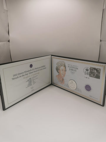 SILVER COIN 2022 QUEEN ELIZABETH II'S Silver Proof £5 Coin-2012 DIAMONDJUBILEE