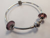 Silver Pandora Bangle With Charms