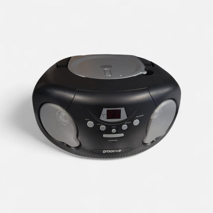Groove CD Player and FM/AM Radio Black 