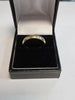 9ct Yellow Gold Band Ring - Size T - 3.2g