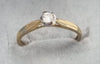 9CT GOLD DIAMOND RING SIZE M LEYLAND