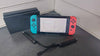 Nintendo Switch console 32GB + neon red & blue Joycons dock with cables unboxed