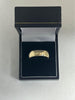 9ct yellow gold wedding band 9.3G size X hallmarked 375