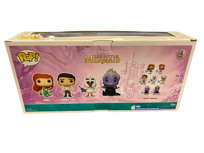 FUNKO POP! LITTLE MERMAID 4 PACK LEIGH STORE