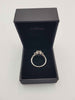 9CT WHITE GOLD RING SIZE M 1.9GRAMS