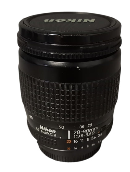 Nikon AF Nikkor 28-80mm 28-80 mm 1:3.5-5.6 D Lens F3.5-5.6 AF D