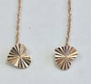 14ct Rose Gold Earrings