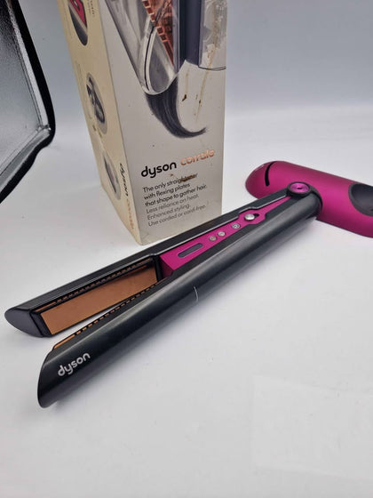 Dyson Corrale HS03 Cordless Hair Straightener – Black Nickel / Fuchsia - Boxed - Like New