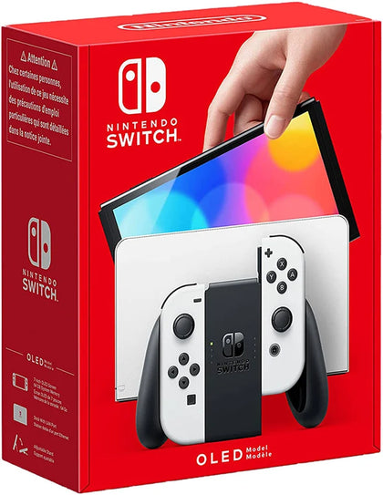 Nintendo Switch OLED - White Console Bundle ( + Unboxed Crash Bandicoot N. Sane Trilogy ) ** Boxed **