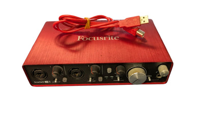 Focusrite Scarlett 2i4 (2nd Gen), 2 In 4 Out Audio Interface, B