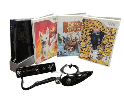 Nintendo Wii Black Bundle**Unboxed**