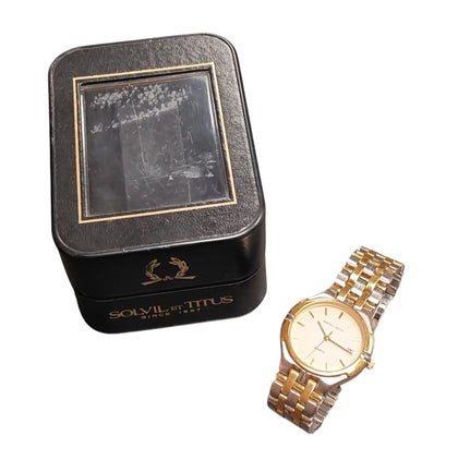 Solvil et Titus Two-tone Watch**Boxed**