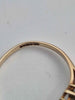9ct Yellow Gold Solitaire Engagement Ring - Size P - 1.60 Grams