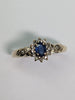 9ct Gold Diamond Ring Size O