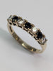 9ct Gold Black Stone Ring
