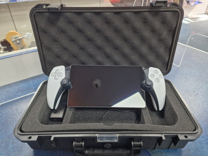 Playstation Portal Remote Player with a hard case.