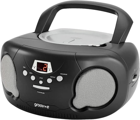 Groov-e Original Boombox Portable CD Player
