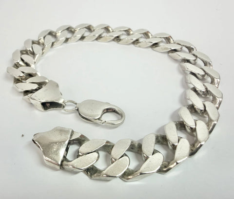 Silver 925 Curb Bracelet 10