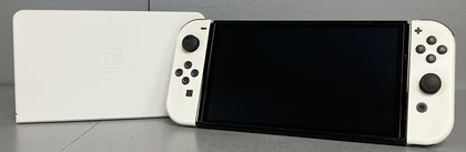 Switch Console, 64GB OLED + White Joy-Con, ***Unboxed***