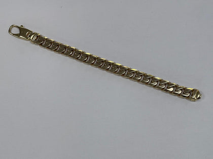 9CT Gold Curb Bracelet Leyland