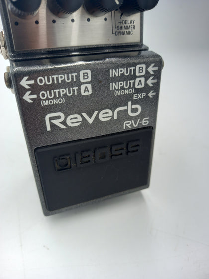 Boss RV-6 Reverb Electric Guitar Effects Pedal - NO POWER SUPPLY