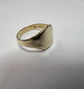 9CT GOLD SIGNET RING SIZE U  4.6gr