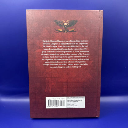Warhammer 40k - Black Library Dante by Guy Haley Hardback Blood Angel - Chesterfield