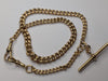 9ct rose gold double albert chain/bracelet