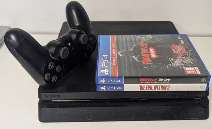 Sony PlayStation 4 500GB Slim Console & 2 Games