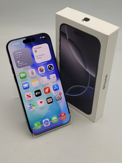 Apple iPhone 16 Pro Max 256GB grey smartphone Unlocked BOXED (90% battery health)