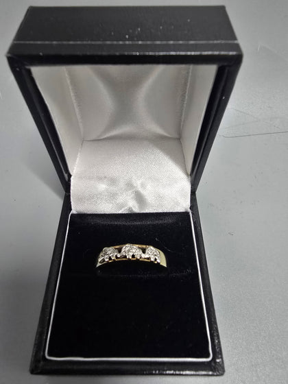 9ct Gold Ring 375 2.4G Size T