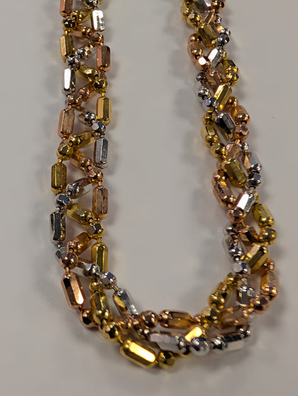9ct Gold 3 Strand Bracelet